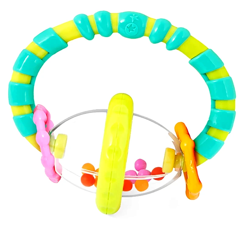 Bright Starts Bright Starts Teether & Rattle κουδουνίστρα με μασητικό Ι. 3m+ 1 τμχ