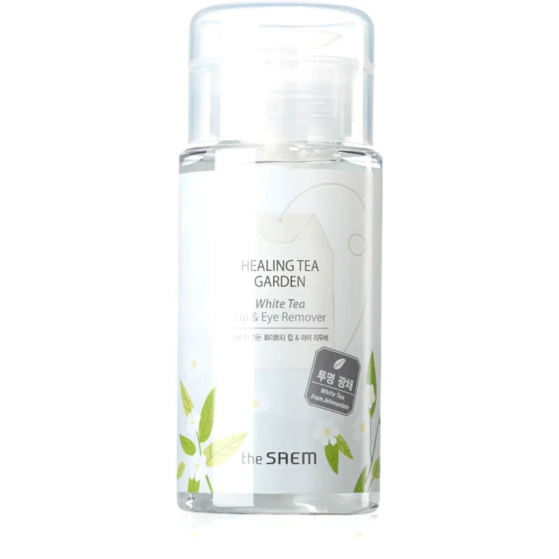 The Saem The Saem Healing Tea Garden White Tea ντεμακιγιάζ ματιών και χειλών για ευαίσθητη επιδερμίδα 150 ml