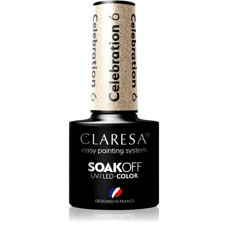 Claresa Claresa SoakOff UV/LED Color Celebration τζελ βερνίκι νυχιών απόχρωση 6 5 γρ