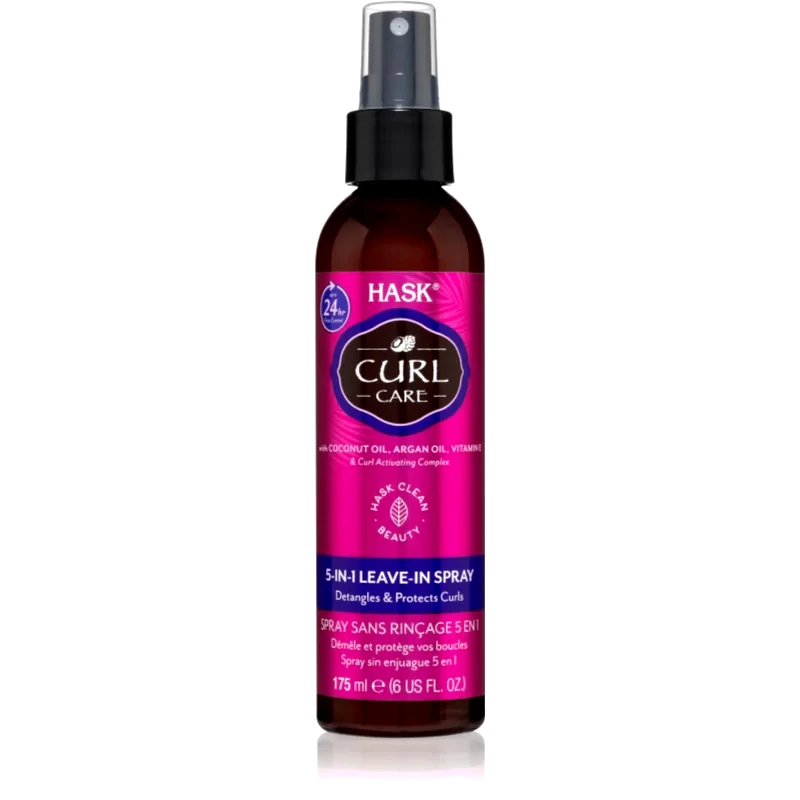 HASK HASK Curl Care σπρέι χωρίς ξέβγαλμα για σπαστά και σγουρά μαλλιά 175 ml