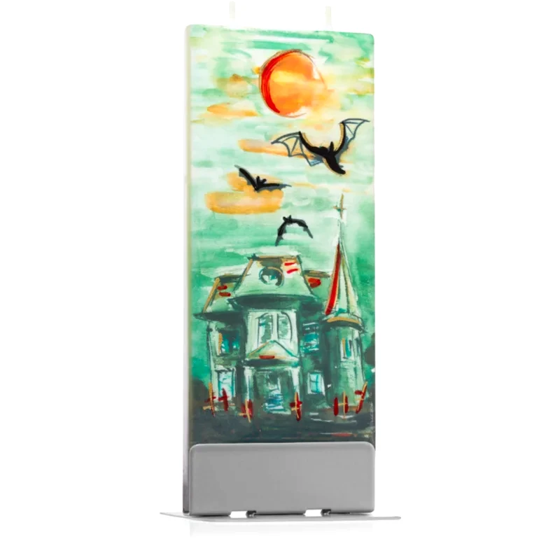 Flatyz Flatyz Holiday Haunted House and Bats διακοσμητικά κεριά 6x15 εκ