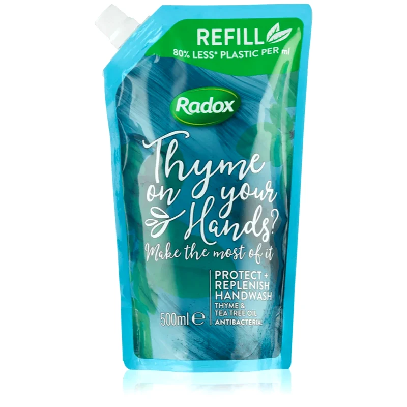 Radox Radox Thyme on your hands? υγρό σαπούνι με αντιβακτηριακό συστατικό 500 ml