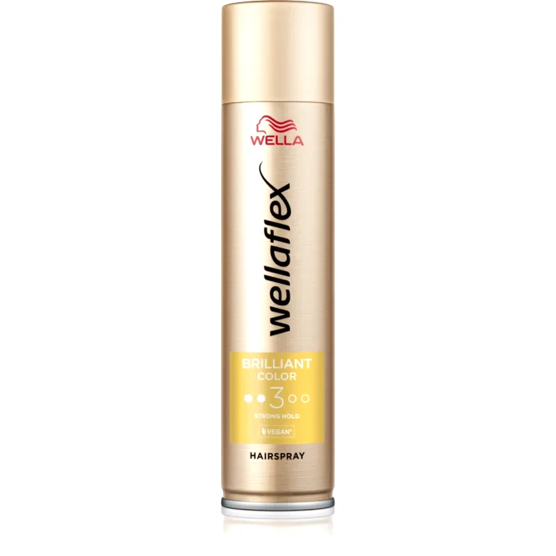 Wella Wella Wellaflex Brilliant Color λακ μαλλιών για μέτριο κράτημα για βαμμένα μαλλιά 250 ml