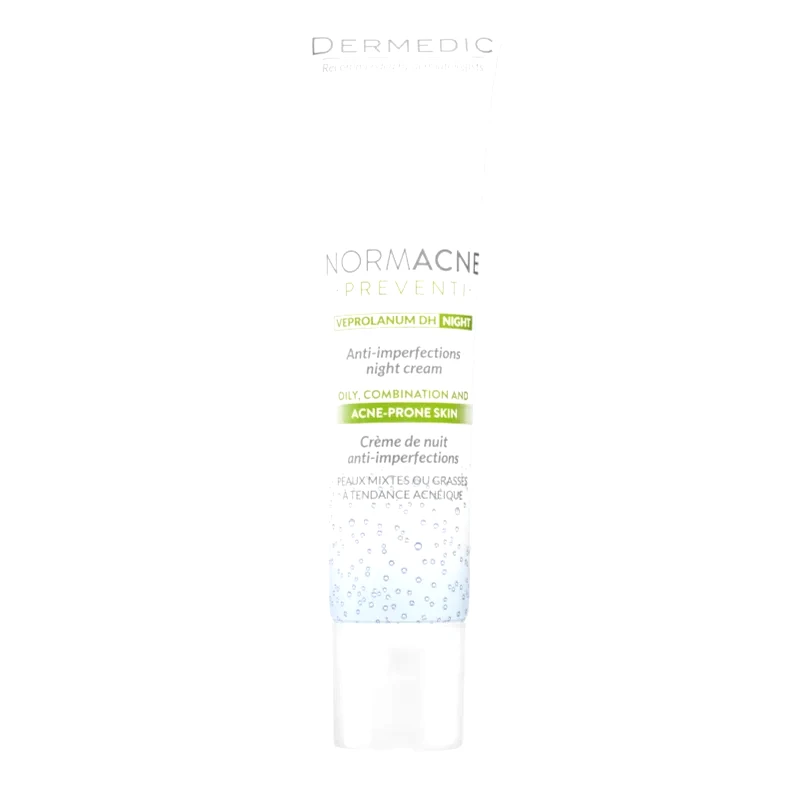 Dermedic Dermedic Normacne Preventi κρέμα νύχτας ενάντια στις ατέλειες της επιδερμίδας με ακμή 40 μλ