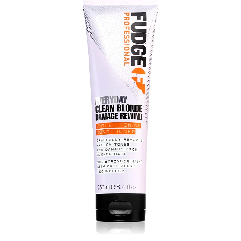 Fudge Fudge Everyday Clean Blonde Damage Rewind Conditioner κοντίσιονερ για καθημερινή χρήση για ξανθά και με ανταύγειες μαλλιά 250 ml
