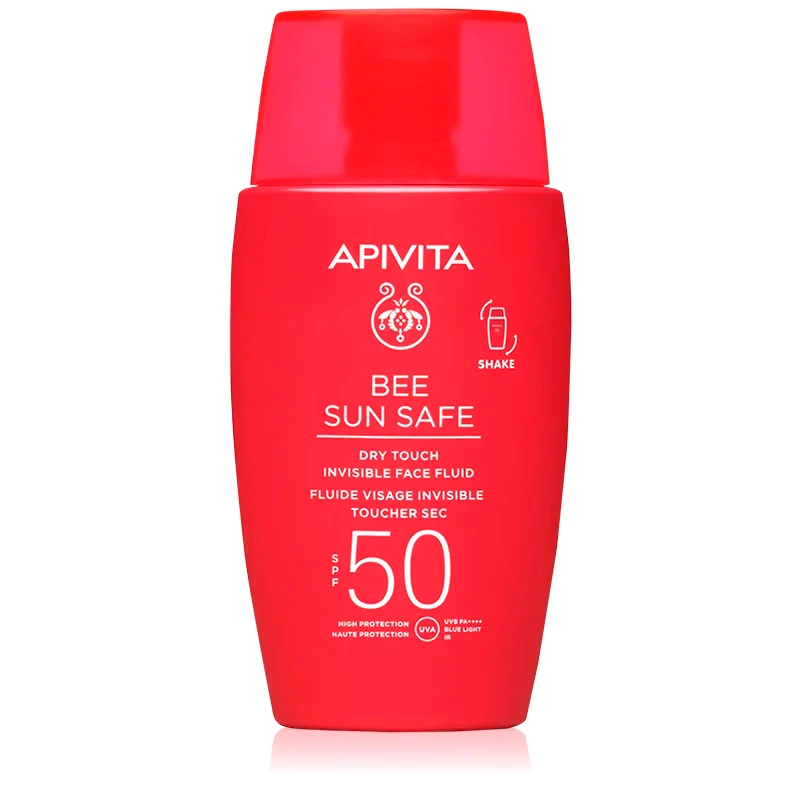 Apivita Apivita Bee Sun Safe Dry Touch Face Fluid SPF50 προστετυτικό υγρό SPF 50+ 50 ml