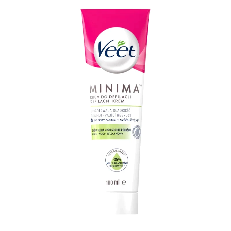 Veet Veet Minima Dry Skin ενυδατική αποτριχωτική κρέμα για ξηρό δέρμα 100 ml