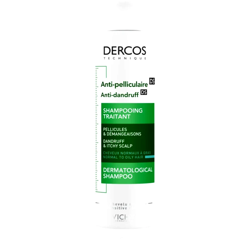 Vichy Vichy Dercos Anti-Dandruff σαμπουάν κατά της πιτυρίδας για κανονικά έως λιπαρά μαλλιά 200 ml