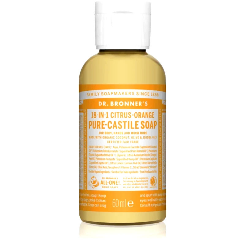 Dr. Bronner’s Dr. Bronner’s Citrus & Orange υγρό σαπούνι γενικής χρήσης 60 ml