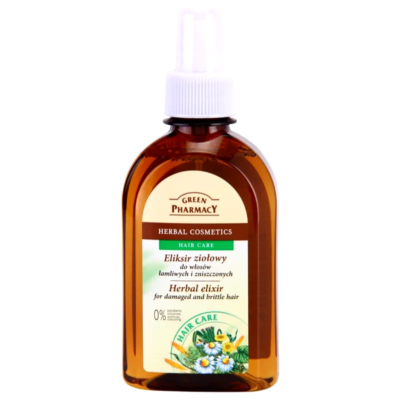 Green Pharmacy Green Pharmacy Herbal Elixir Hair Care φυτικό ελιξίριο για ταλαιπωρημένα και εύθραυστα μαλλιά 250 ml