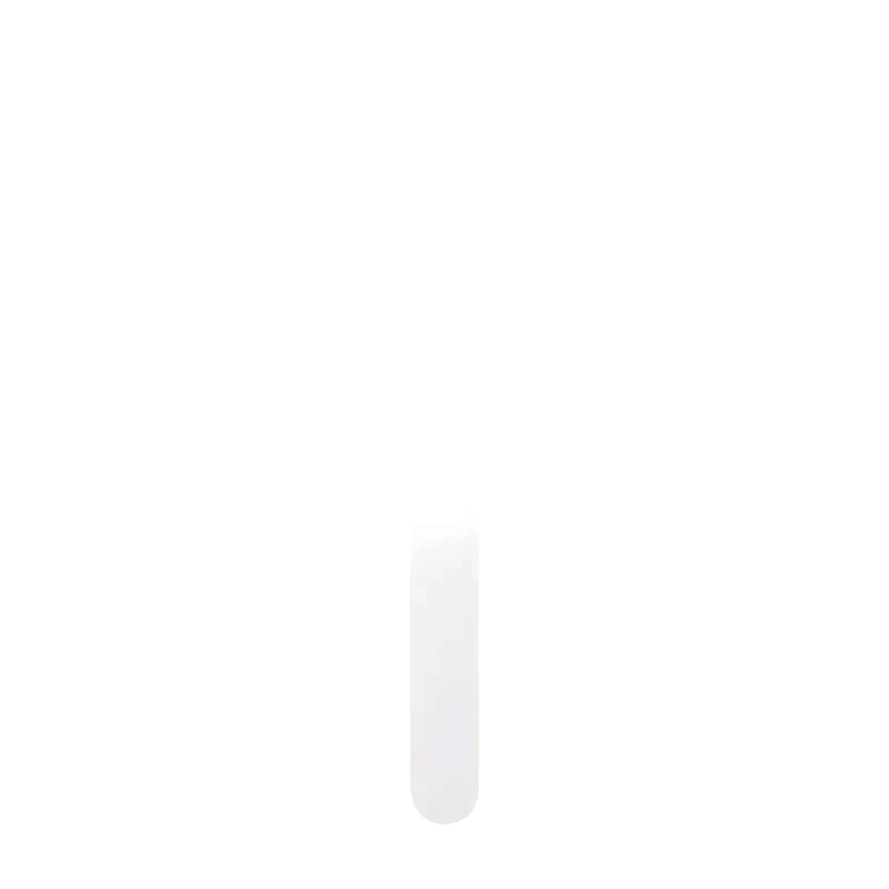 Diva & Nice Cosmetics Diva & Nice Cosmetics Accessories File γυάλινη λίμα για τα νύχια μεγάλο White 1 τμχ