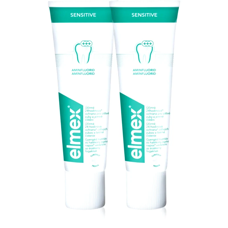 Elmex Elmex Sensitive πάστα για ευαίσθητα δόντια 2x75 ml