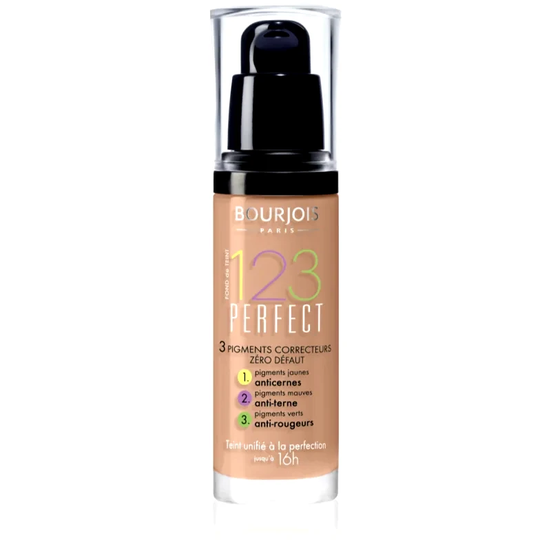 Bourjois Bourjois 123 Perfect υγρό μεικ απ για τέλεια εμφάνιση απόχρωση 57 Hale Clair SPF 10 30 ml