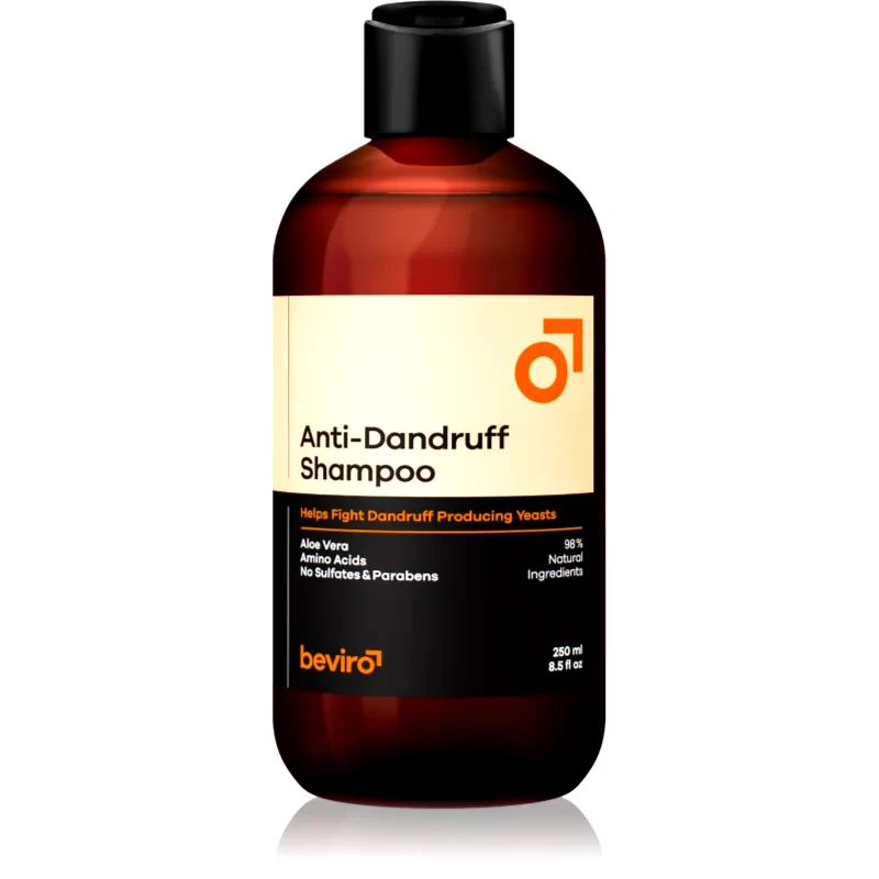 Beviro Beviro Anti-Dandruff σαμπουάν κατά της πιτυρίδας για άντρες 250 μλ