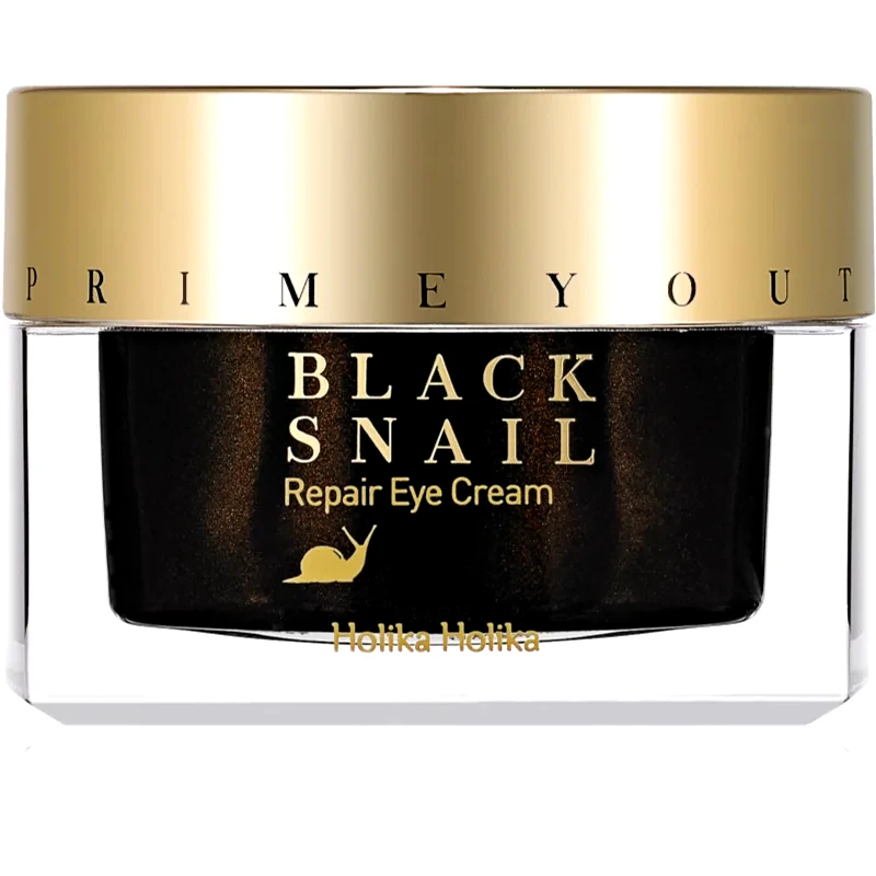Holika Holika Holika Holika Prime Youth Black Snail αναγεννητική κρέμα ματιών με εκχύλισμα σαλιγκαριών 30 μλ