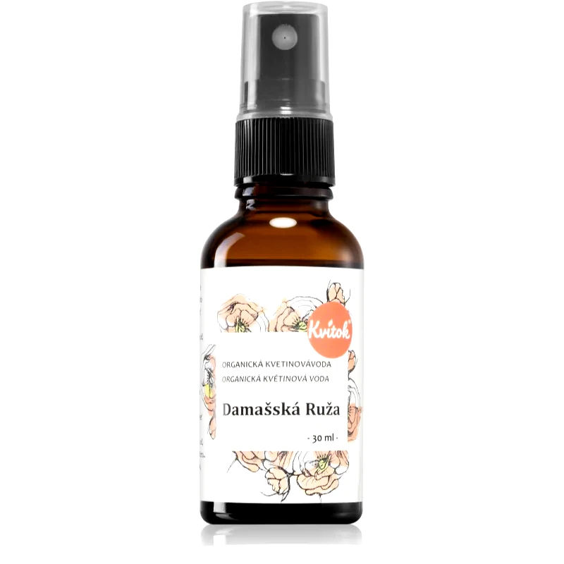 Kvitok Kvitok Damascus Rose νερό προσώπου για ξηρό και ευαίαισθητο δέρμα 30 ml