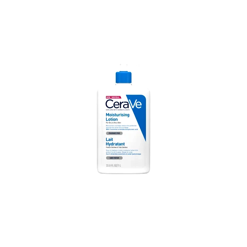 CeraVe CeraVe Moisturizers Lotion ενυδατικό γαλάκτωμα για σώμα και πρόσωπο για ξηρό έως πολύ ξηρό δέρμα 1000 ml