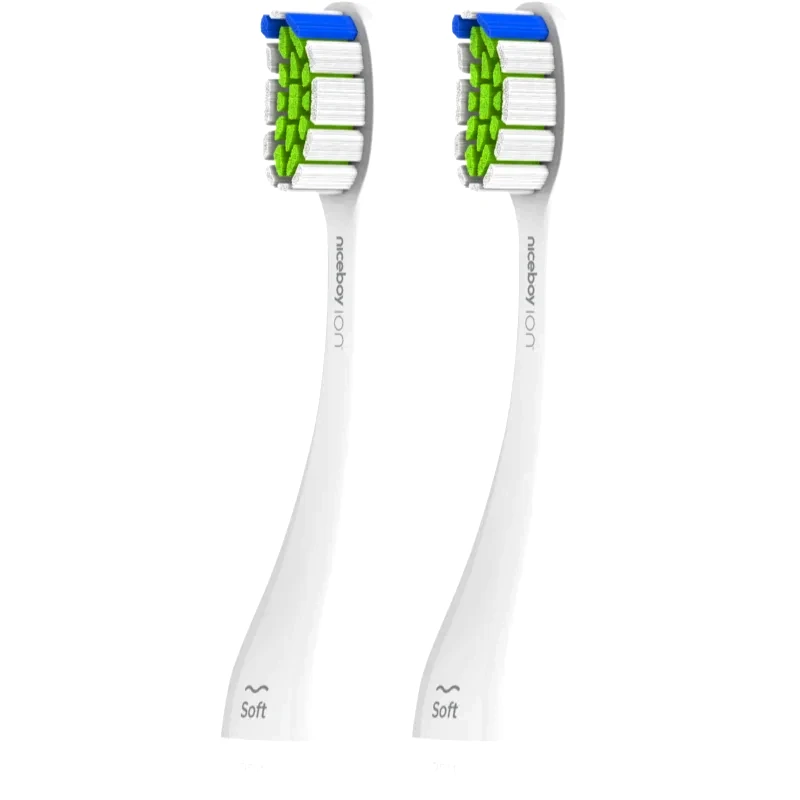 Niceboy Niceboy ION Sonic PRO UV toothbrush ανταλλακτική κεφαλή μαλακό White 2 τμχ