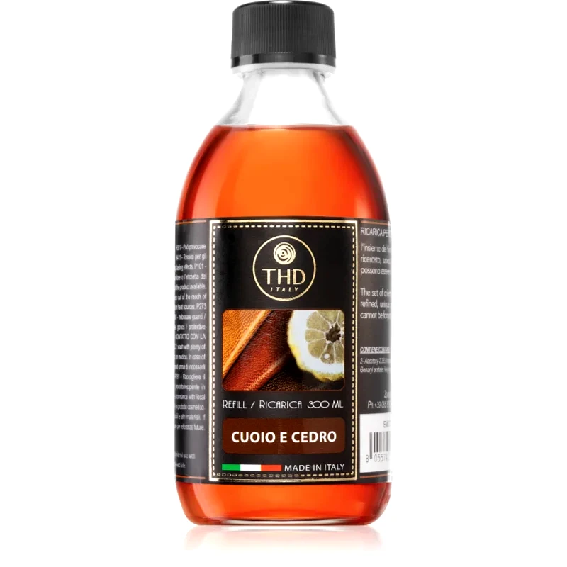 THD THD Ricarica Cuoio E Cedro ανταλλακτικό για διαχυτές αρώματος 300 ml