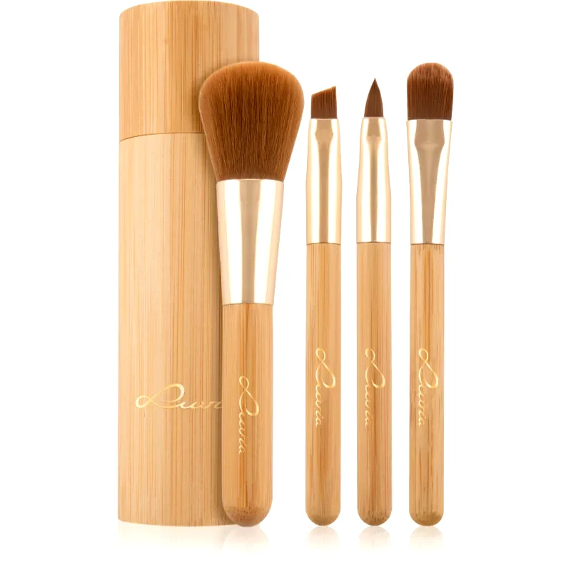 Luvia Cosmetics Luvia Cosmetics Bamboo Travel σετ με πινέλα ταξιδιωτικό