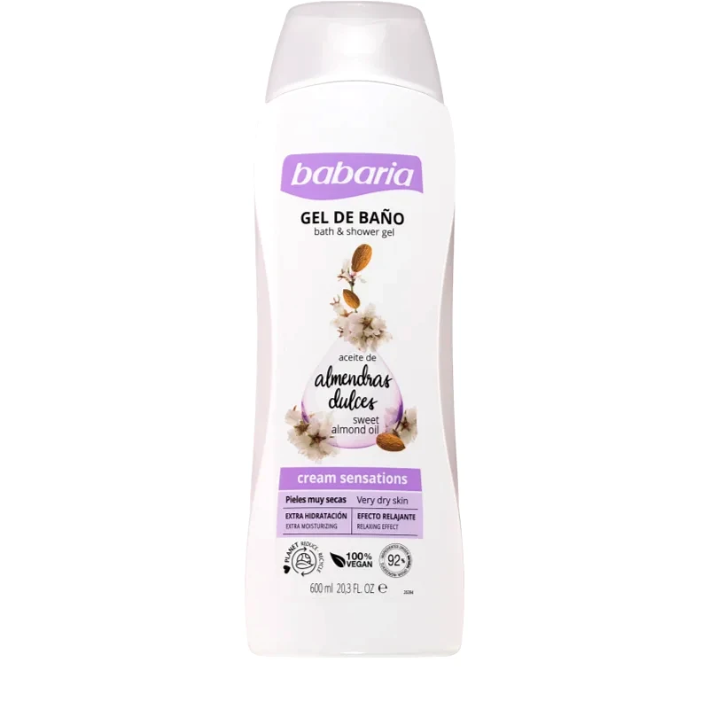 Babaria Babaria Almendras τζελ για ντους 600 μλ