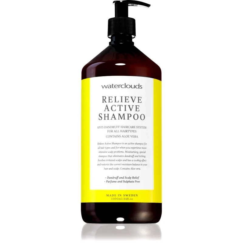 Waterclouds Waterclouds Relieve Active Shampoo σαμπουάν κατά της πιτυρίδας 1000 ml