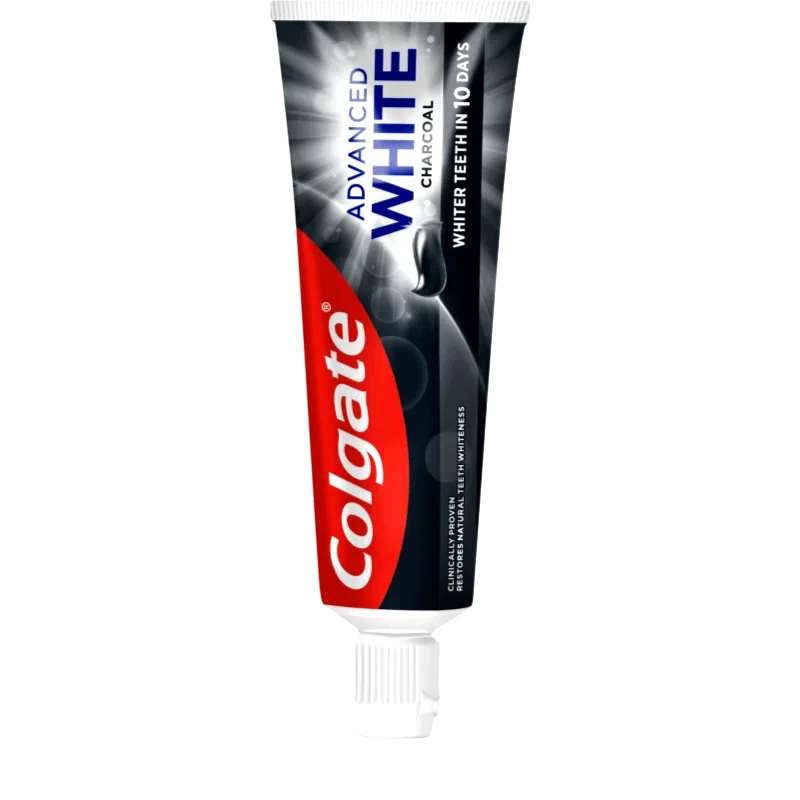 Colgate Colgate Advanced White Charcoal λευκαντική οδοντόκρεμα με ενεργό άνθρακα 125 ml
