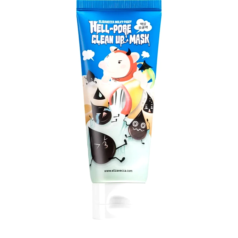 Elizavecca Elizavecca Milky Piggy Hell-Pore Clean Up Mask τζελ μάσκα που ξεφλουδίζει κατά των μαύρων κουκίδων 100 μλ