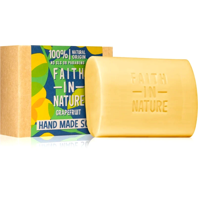 Faith In Nature Faith In Nature Hand Made Soap Grapefruit φυσικό στερεό σαπούνι 100 γρ