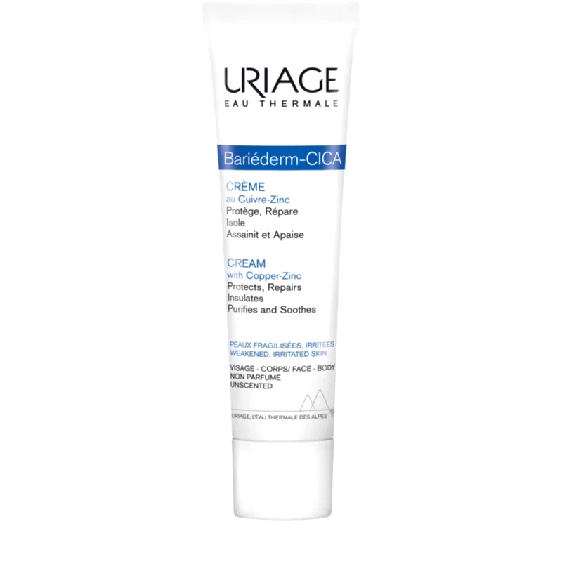 Uriage Uriage Bariéderm Cica-Cream with Copper-Zinc διορθωτική κρέμα με χαλκό και ψευδάργυρο με πανθενόλη 40 ml