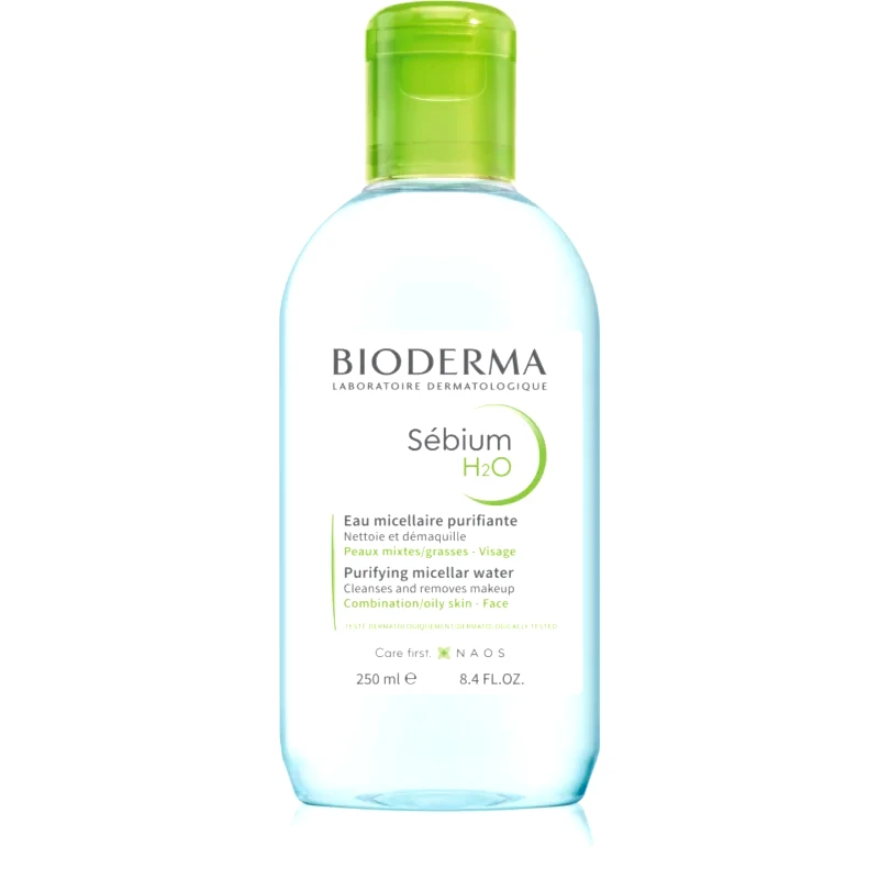 Bioderma Bioderma Sébium H2O μικυλλιακό νερό για μικτή και λιπαρή επιδερμίδα 250 ml