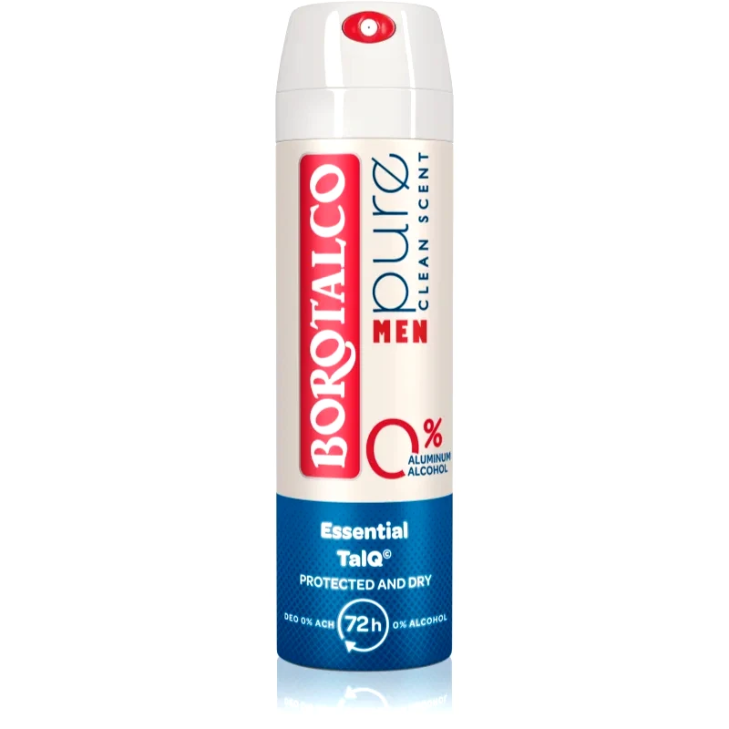 Borotalco Borotalco MEN Pure αποσμητικό σε σπρέι χωρίς αλουμίνιο για άντρες 150 ml