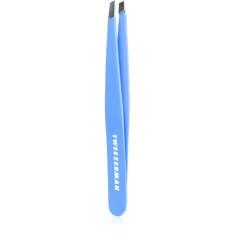 Tweezerman Tweezerman Studio Collection τσιμπίδα με λοξό τέλος Lapis Blue 1 τμχ