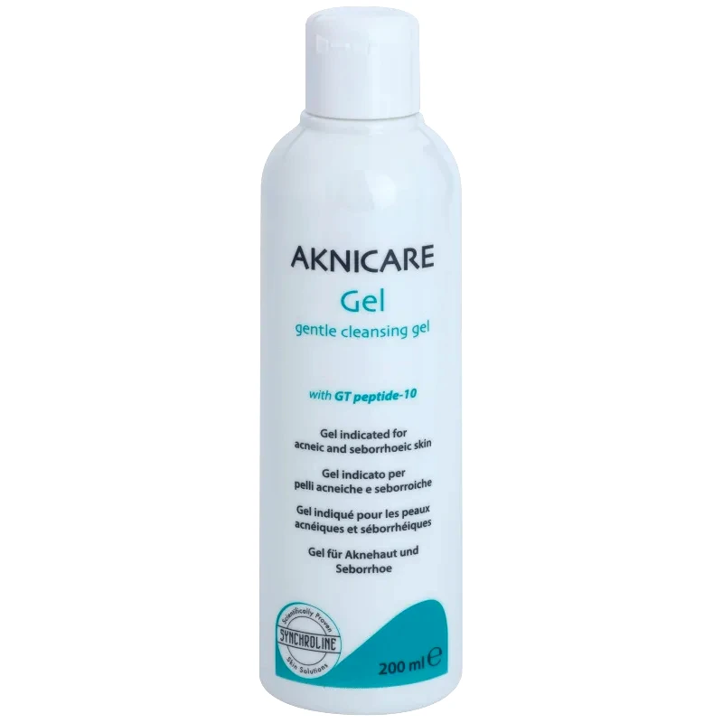 Synchroline Synchroline Aknicare καθαριστικό τζελ για την ακμή και σμηγματορροϊκή επιδερμίδα 200 ml