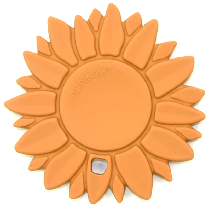 O.B Designs O.B Designs Sunflower Teether μασητικό Ginger 3m+ 1 τμχ