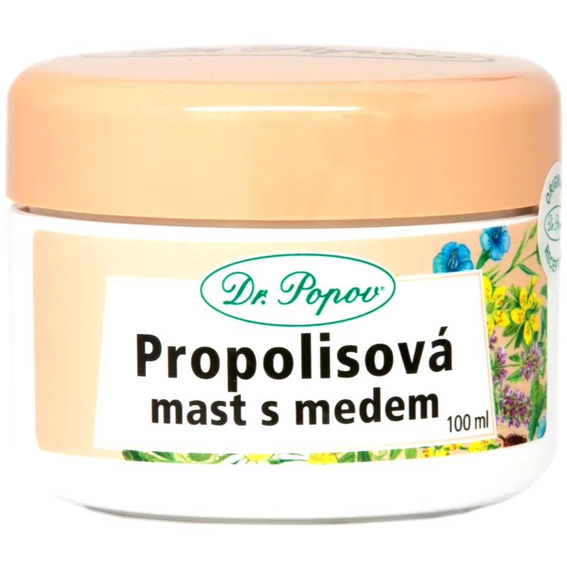 Dr. Popov Dr. Popov Herbal ointments Propolis with honey αλοιφή για κνησμώδες και ερεθισμένο δέρμα 100 ml