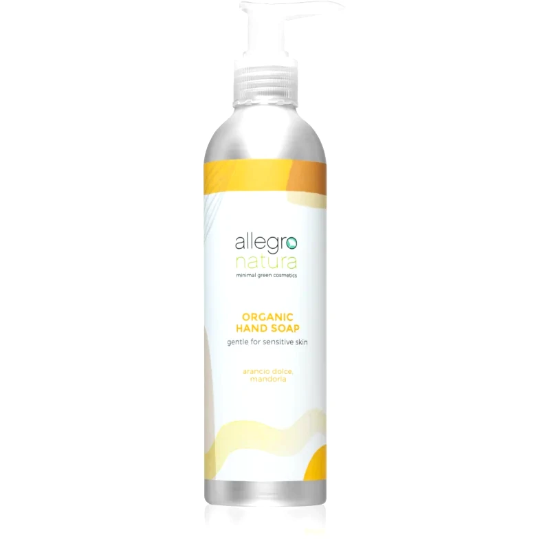 Allegro Natura Allegro Natura Organic υγρό σαπούνι για τα χέρια Arancio Dolce, Mandorla 250 ml