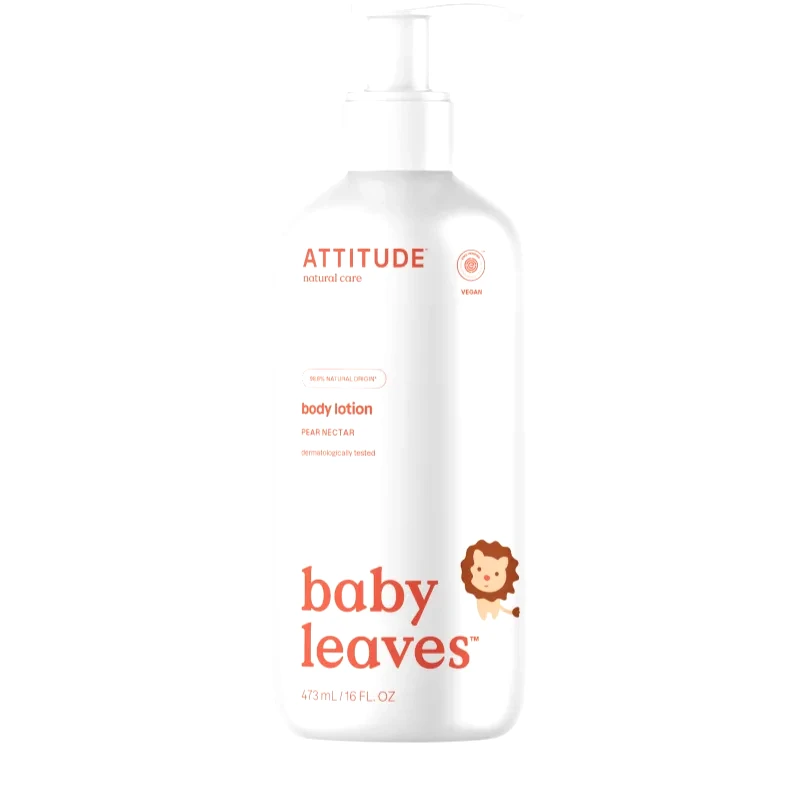 Attitude Attitude Baby Leaves Pear Nectar φυσικό παιδικό γαλάκτωμα σώματος 473 ml