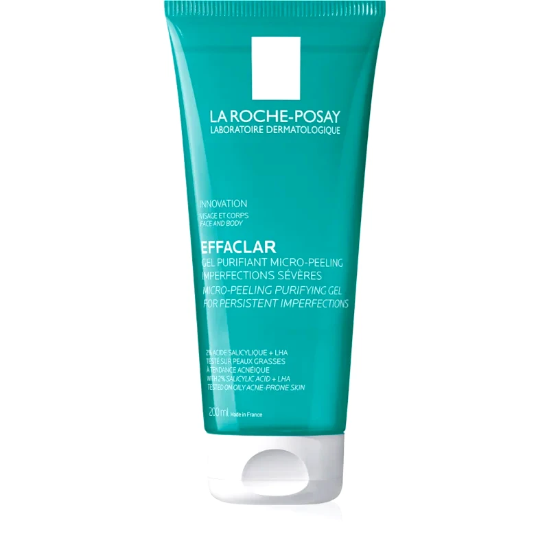 La Roche-Posay La Roche-Posay Effaclar καθαριστικό απολεπιστικό τζελ για λιπαρή και προβληματική επιδερμίδα 200 ml