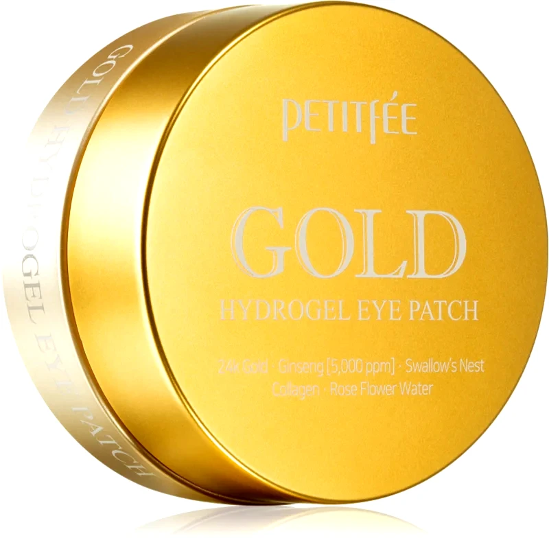 Petitfée Petitfée Gold μάσκα υδρογέλης για γύρω από τα μάτια με χρυσό 24 καρατίων 60 τμχ