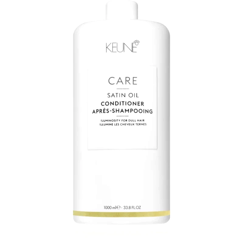 Keune Keune Care Satin Oil Conditioner λαμπρυντικό μαλακτικό για λάμψη και εύκολο χτένισμα των μαλλιών 1000 ml