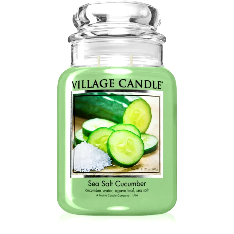Village Candle Village Candle Sea Salt Cucumber αρωματικό κερί 602 γρ