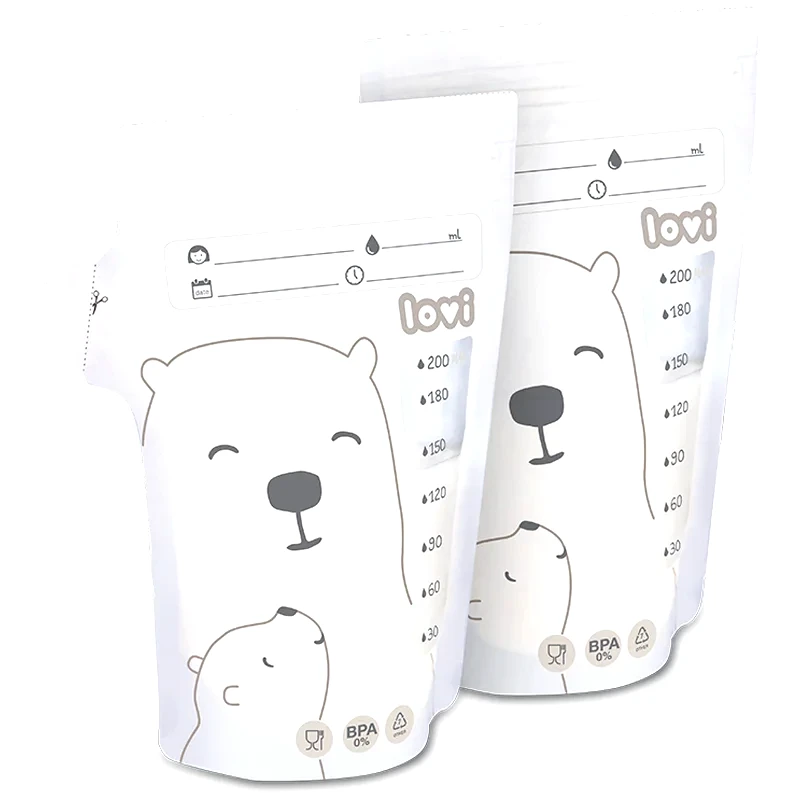 LOVI LOVI Buddy Bear σακούλα για διατήρηση του μητρικού γάλακτος 25x200 ml