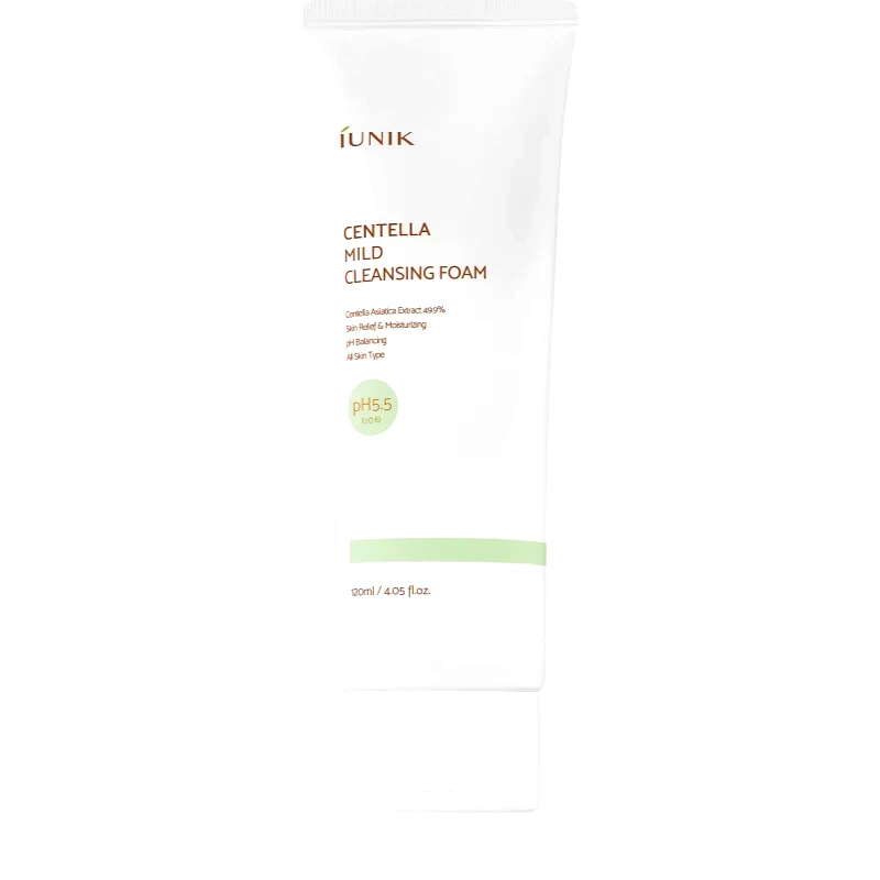 iUnik iUnik Centella απαλή καθαριστική αφρώδης κρέμα 120 ml