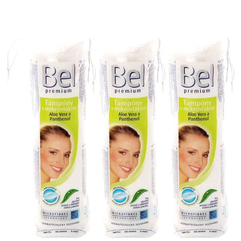 Bel Bel Premium δίσκοι για ντεμακιγιάζ με αλόη βέρα 3x75 τμχ
