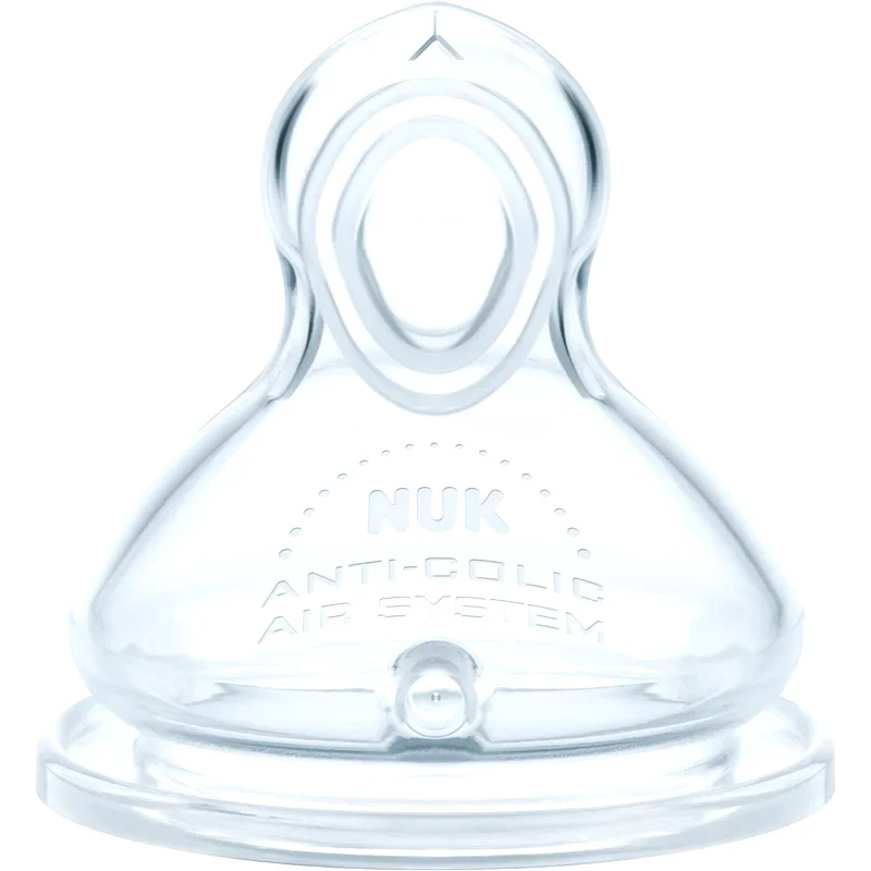 NUK NUK First Choice + Flow Control θηλή μπιμπερό 6-18 m 2 τμχ