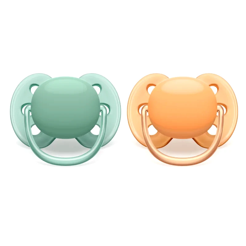 Philips Avent Philips Avent Ultrasoft SCF091/03 0-6 m πιπίλα Neutral 2 τμχ