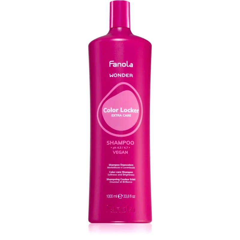 Fanola Fanola Wonder Color Locker Extra Care Shampoo λαμπρυντικό και ενισχυτικό σαμπουάν για βαμμένα μαλλιά 1000 ml
