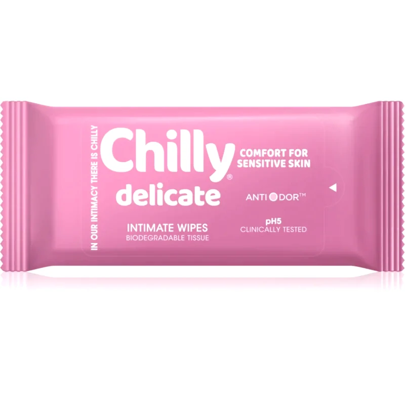 Chilly Chilly Delicate μαντηλάκια για προσωπική υγιεινή 12 τμχ