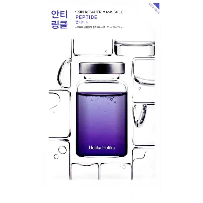 Holika Holika Holika Holika Skin Rescuer Peptide αναζωογονητική υφασμάτινη μάσκα με πεπτίδια 20 ml